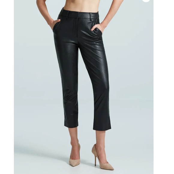 Commando Faux Leather Trousers in Black Large - Picture 2 of 5